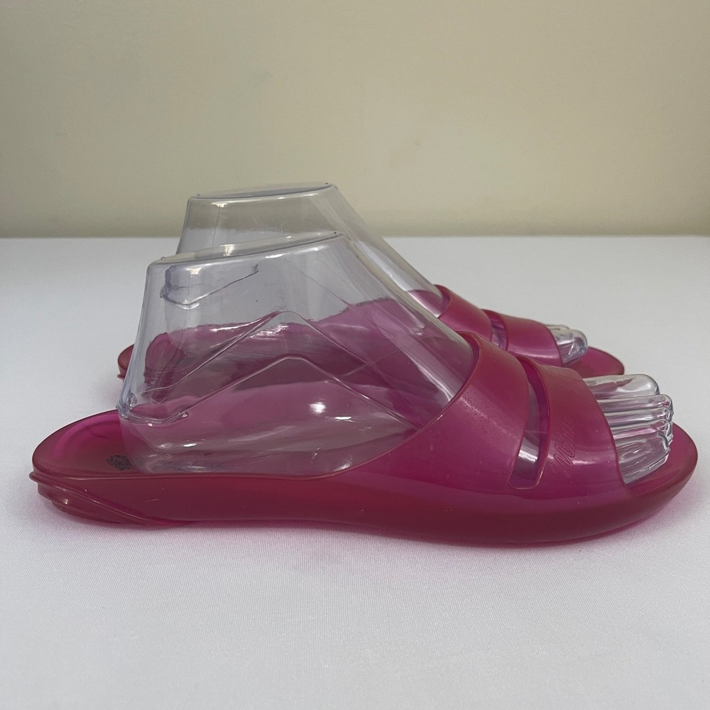 Melissa Real Jelly Slide Womens Size 7‎ Pink Slip On Sandals Shoes - Picture 2 of 11